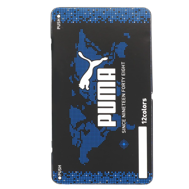 Kutsuwa Puma PM333 Colored Pencils, 12 Colors, Can Case Included