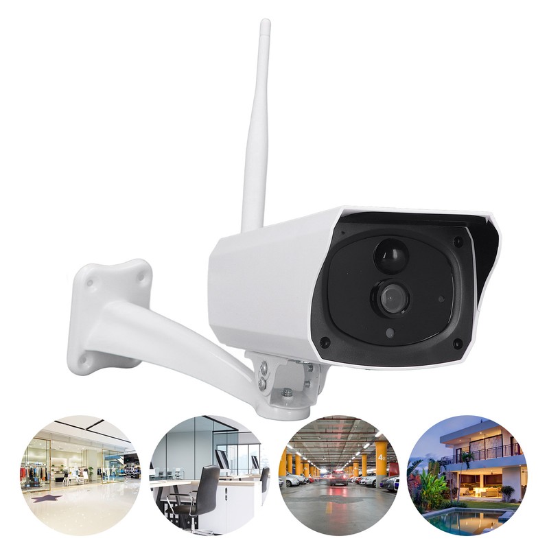 Solar Powered Security Camera 1080P 2MP Night Vision PIR Motion