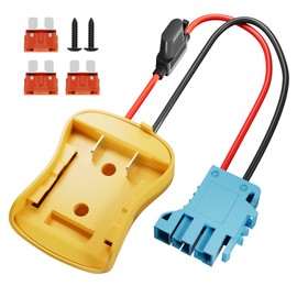 RVBOATPAT RVBOATPAT Power Wheel Battery Adapter 20V Battery Adapter with Wire Harness Connector Compatible with Peg-Perego Children's Riding Toys