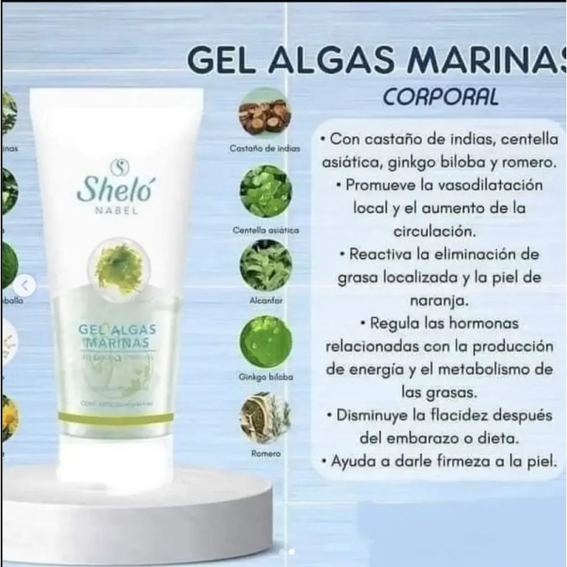 Gel Algas De La Vida Reductor Sheló Nabel