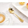 KEAWELL Premium 4-Piece 6" Tea Spoon Set, 18/10 Stainless Steel,