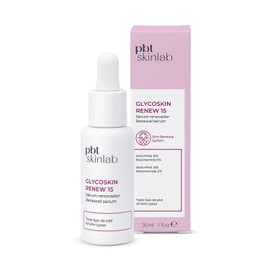 Glycoskin Renew 15 Sérum Facial Exfoliante y Renovador 30 ml | Ácido Glicólico, Niacinamida Tratamiento Concentrado Antiedad Antimanchas e Iluminador para Piel Normal Mixta y Grasa