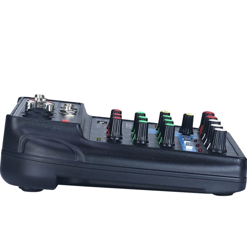 Portable 4-Channel BT Sound Mixing Console Digital Audio Mixer Built-in