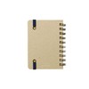 Delfonics Rollbahn NRP16-GO Notebook with Pocket, Ring Type, Perforated Pages,