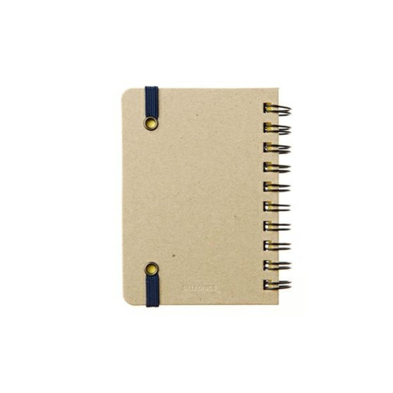 Delfonics Rollbahn NRP16-GO Notebook with Pocket, Ring Type, Perforated Pages,