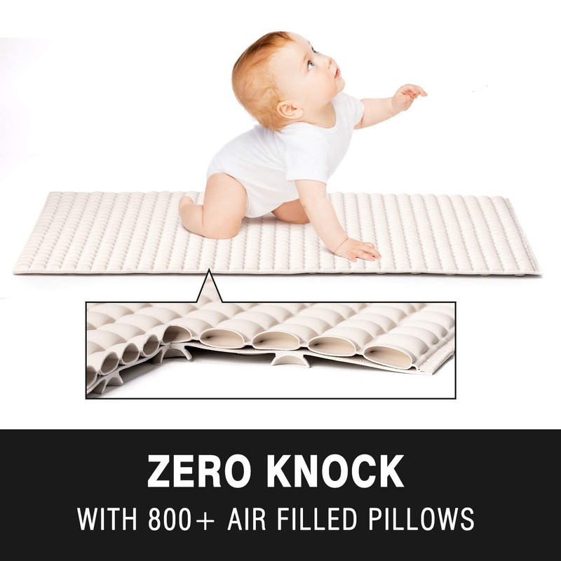 BOWERBIRD Premium Comfort & Safety Bathtub Mat: 800+ Air-Filled Cells