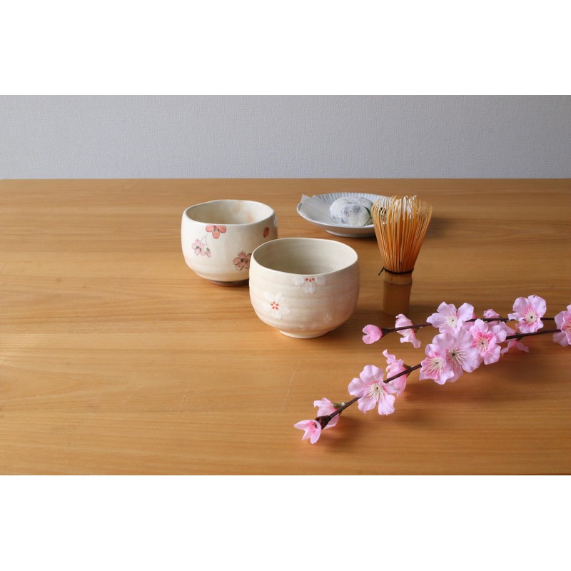 World Create, Inc. Pink Matcha Bowl: Φ3.7 x H3.0 inches