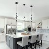 13W Modern Spiral Led Pendant Light Fixture, Cold White 5500K
