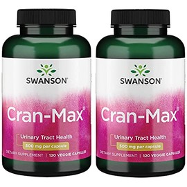 Swanson Cran-Max 500 mg 120 Veg Caps 2 Pack