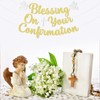 Blessing On Your Confirmation Banner - Confirmation Decorations, Dove Confirmation