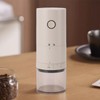Portable Electric Conical Burr Coffee Grinder, Small Rechargeable Bean Mills,