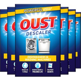 Oust Oust Dishwasher & Washing Machine Descaler, Removes Limescale & Odour, Pack of 6
