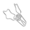 100Pcs Star Binder Clips Hollow Out Cartoon Style Strong Clamping