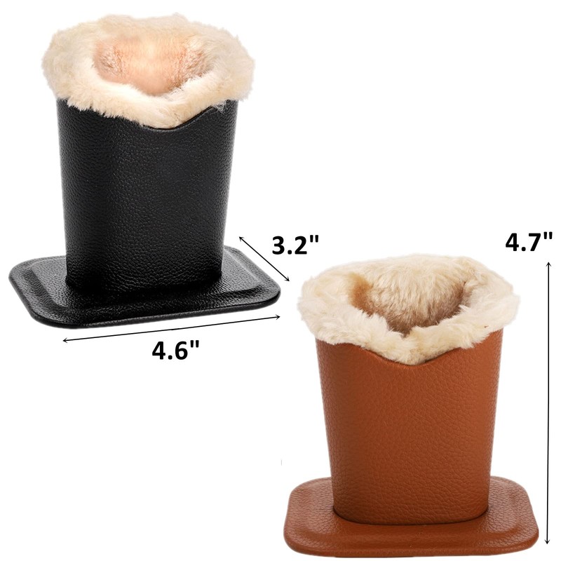 ZOOFOX 3 Pack Eyeglass Holder, PU Leather Glasses Display Stand