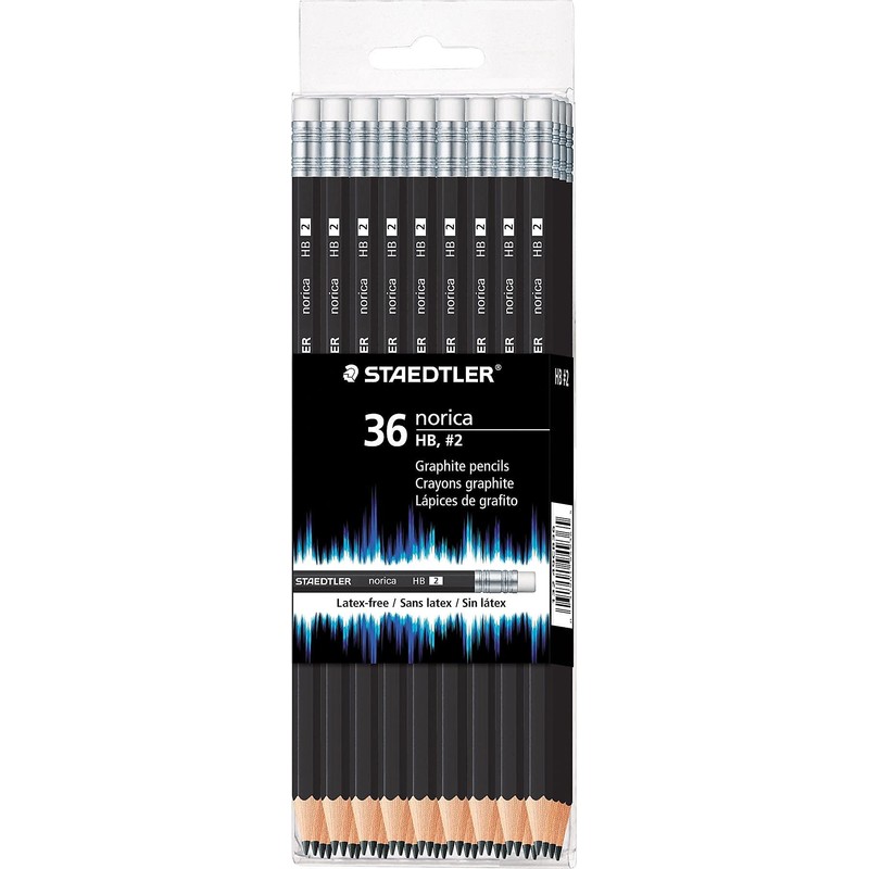 Staedtler Norica #2 HB Woodcased Pencils Black 36/Pack (1, A)