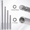 ExcellaElite Drill Bit Holder 4 PCS Drill Bit Extension, Magnetic
