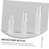 BIUDECO 4pcs Matte Airless Lotion Pump Bottles Refillable Vacuum Cosmetic