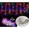 Haoming Cascada Led Navideña V8 300 Led Luces Serie Mágica