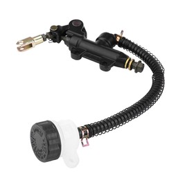 Keenso Rear Brake Master Cylinder, Motorcycle Rear Brake Hydraulic Master Cylinder with Reservoir
