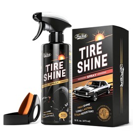 toretark Tire Shine Spray, Ceramic Tire Coating, Not a Dressing, 16 fl oz No Sling/Non-Greasy for Durable Black Wet Tire, Long Lasting UV Protection for Car, Truck & SUV Easy to Apply