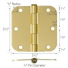 Design House 10 Pack Heavy Duty Satin Brass Door Hinges