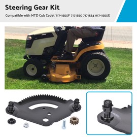 MAX COOL Steering Sector Pinion Gear Rebuild Kit Replacement Suitable for MTD Cub Cadet Replaces 717-1550F 7171550 7171554 917-1550E