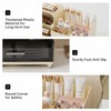 UFORU Makeup Organizer for Vanity with Brush Holder, Countertop Skincare