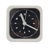 3.2 Inch Square Silent Analog Clock, Magnetic Multi-Purpose Small Quartz