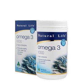 Natural Life Omega 3 1000mg Cap X 365