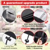 SPGOOD Barbecue Cover Weatherproof 420D Oxford Fabric Grill Cover Gas