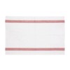 Vogue Heavy Thick and Absorbent Red Tea Towel Cloth, White