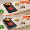 Traenvir 2 Burner Electric Cooktop, 12 Inch Built-in & Countertop