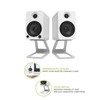 Kanto SE4 Elevated Desktop Speaker Stands for Medium Bookshelf Speakers
