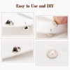 Lapel Pin Backs, 50PCS Pin Backs for Brooch Tie Hat