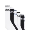 BOSS Men's Socks QS Stripe CC Crew Socks 6 Pairs,