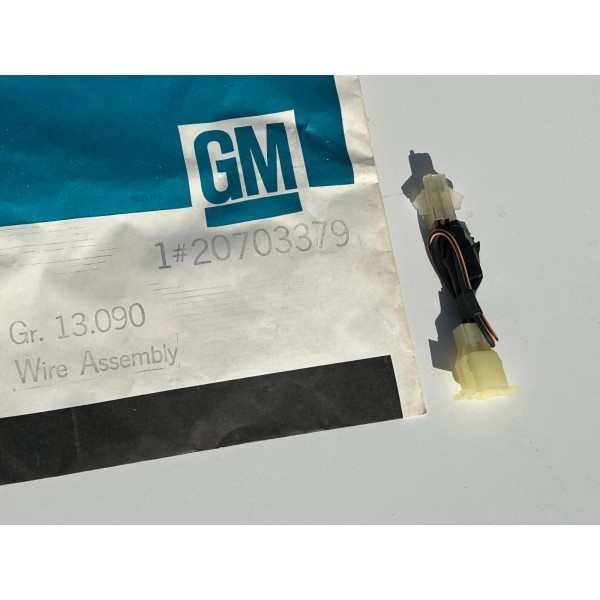 General Motors NOS GM 20703379 Temperature Sensor Wire Assembly Genuine
