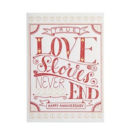 NIQUEA.D, True Love Stories Anniversary Card