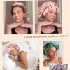 Boolavard Silk Bonnet for Sleeping, Satin Bonnet for Women, Double