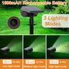 WELALO Solar Spot Lights Outdoor, [6 Pack/65 LED/3 Modes] Solar