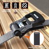 HACCOPLANET Ratchet Straps, 5280lb Break Strengeth, 1.6" Heavy Duty Ratchet