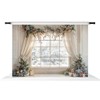 Kate Christmas Window Photography Background White Wall Professional Photo Backdrop