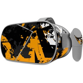 Decal Style Skin Wrap Compatible with Oculus Go Headset - Baja 0003 Orange (Oculus NOT Included)