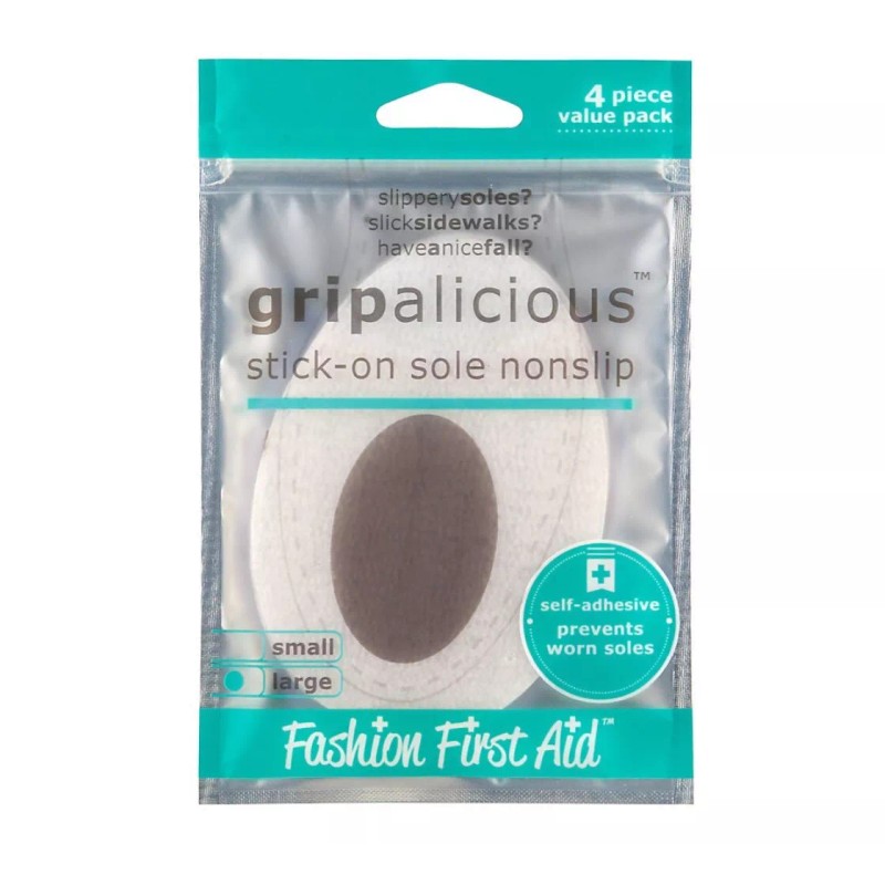 Fashion First Aid Shoe Grips For Slippery Soles or Slick