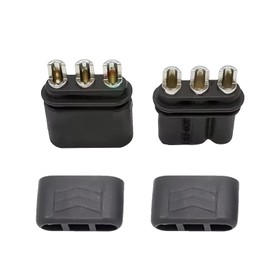 10pair Amass MR30 Male Female Connector Plug with Sheath for RC Lipo Battery RC Multicopter Airplane Aircraft Model -Black