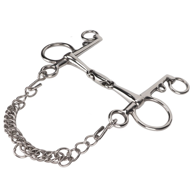Stainless Steel Horse Pelham Bit Gnaw Resistant Ease of Control