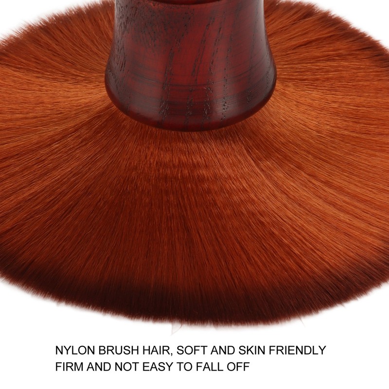 Men Beard Brush Soft Nylon Hair Wooden Handle Beard Grooming