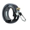 Knog Oi Luxe Bicycle Bell, Black/Grey, Diameter L, 23.8-31.8 mm