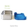 ECOlunchbox Splash Box Leakproof Stainless Bento Lunch Container With Silicone