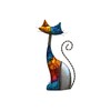 Juliana Design Natural World Hand Painted Decorative Multicolour Cat Ornament