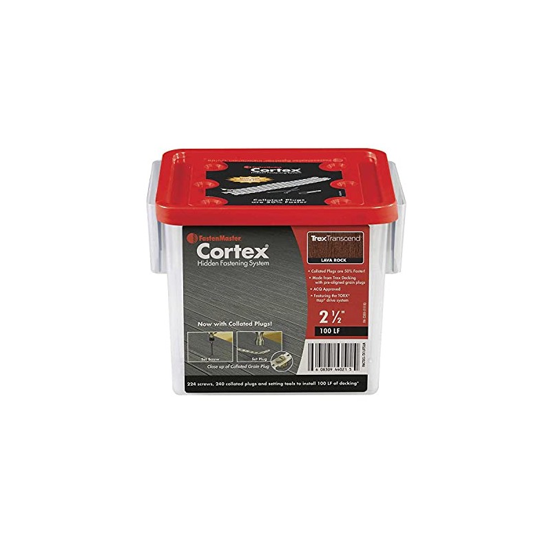 FastenMaster Collated Cortex for Trex Transcend Lava Rock Decking with
